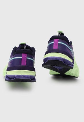Tenis Training Violeta-Amarillo Neón-Celeste Nike Metcon 8 AMP