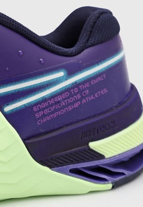 Tenis Training Violeta-Amarillo Neón-Celeste Nike Metcon 8 AMP