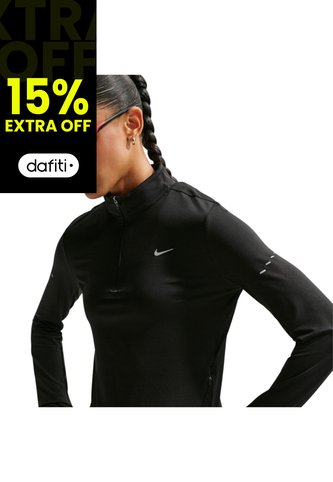 Camiseta Manga Larga Nike Swift Mujer-Negro Nike