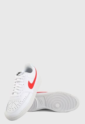 Tenis Lifestyle Blanco-Rojo-Azul Nike Court Vision Low