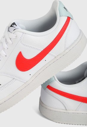 Tenis Lifestyle Blanco-Rojo-Azul Nike Court Vision Low