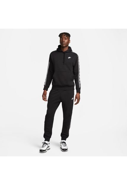 Sudadera Hombre Nike Club Fleece Negro