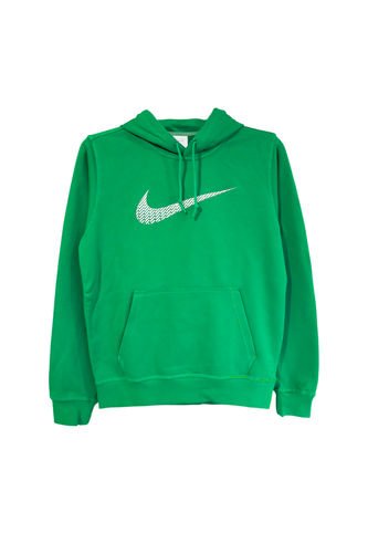 Hoodie Nike Club Ft Hoody-Swshblk Hombre-Verde Nike
