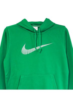 Hoodie Nike Club Ft Hoody-Swshblk Hombre-Verde