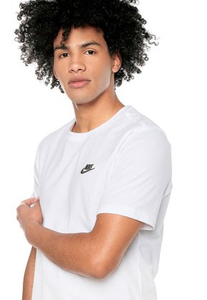 Camiseta Blanco Nike M Nsw Club Tee