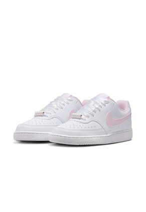 Tenis Nike Court Vision Lo Le Mujer-Blanco/Rosa
