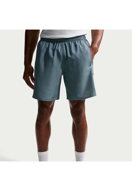 Pantaloneta Nike Df Miler 7Bf Hombre-Verde Azulado