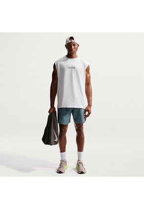 Pantaloneta Nike Df Miler 7Bf Hombre-Verde Azulado