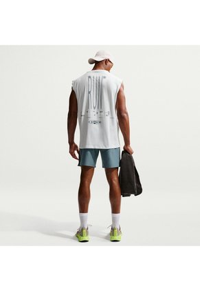 Pantaloneta Nike Df Miler 7Bf Hombre-Verde Azulado