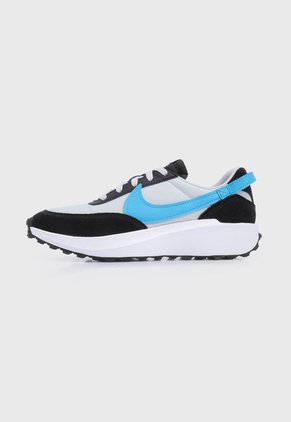 Tenis Lifestyle Gris-Negro-Azul Nike Waffle Debut