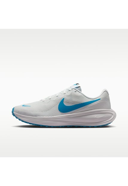 Tenis Nike Revolution 8 Hombre-Blanco/Azul