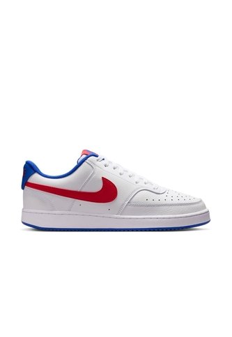 Tenis Nike  Court Vision Lo Hombre-Blanco/Rojo Nike