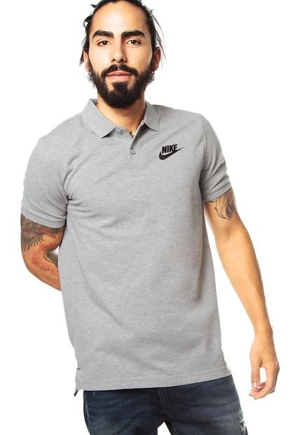 Camiseta Polo Gris Nike M NSW POLO PQ MATCHUP 