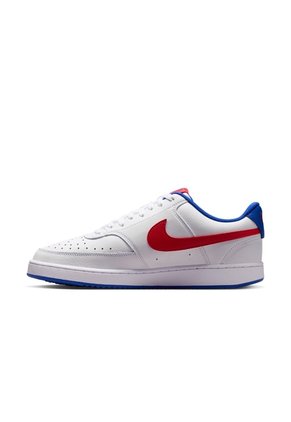 Tenis Nike  Court Vision Lo Hombre-Blanco/Rojo