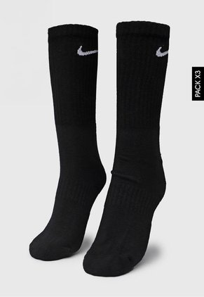 Medias X3 NIKE Everyday Cushioned Negro