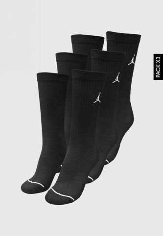 Medias X3 NIKE Jordan Everyday Negro Nike