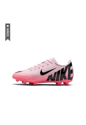 Guayos Nike Jr Vapor 15 Club Fg/Mg Niños-Rosa