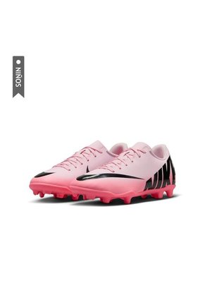 Guayos Nike Jr Vapor 15 Club Fg/Mg Niños-Rosa