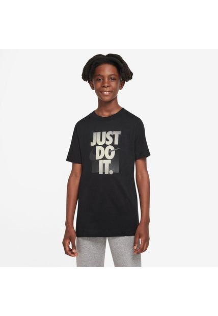 Camiseta Niños Nike Sportswear Negro