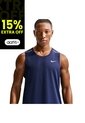 Camiseta Sin Mangas Nike M Df Miler Ta Top Hombre-Azul de Nike