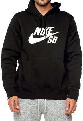 Buzo Negro Nike Icon Hoodie Po Essnl