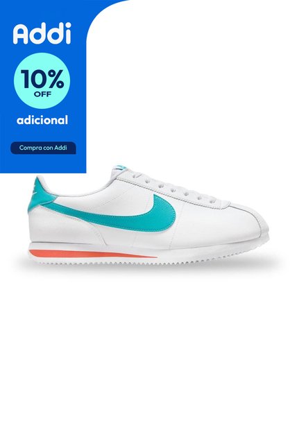 Tenis Nike Cortez Sportswear-Blanco/Azul