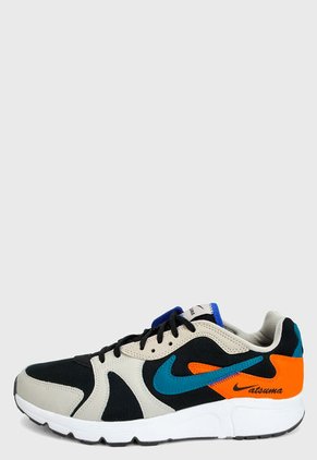 Tenis Lifestyle Negro-Beige-Verde Nike Atsuma