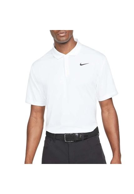 Camiseta Polo Nike Dri-Fit Victory-Blanco