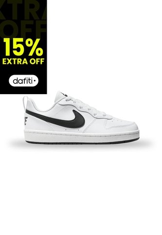 Tenis Nike Court Borough Niños-Blanco Nike