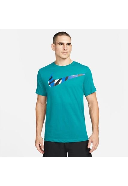 Camiseta Hombre Nike Dry-Fit Tee Sport Clash - Azul