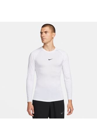Nike Camiseta Nike Hombre M Np Dri-Fit Tight Top Ls - Blanco Camiseta Nike