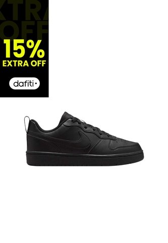 Tenis Nike Court Borough Low Recraft Niños-Negro Nike