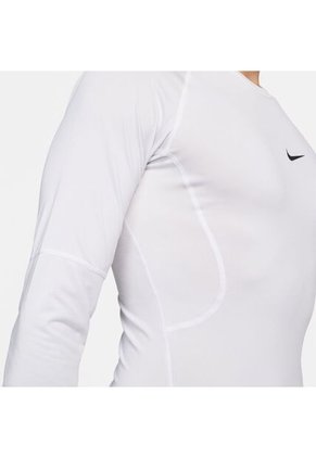 Nike Camiseta Nike Hombre M Np Dri-Fit Tight Top Ls - Blanco Camiseta