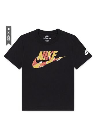 Camiseta Nike Nkb Unwrapped Futura Niño-Negro/Verde Nike