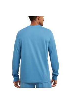 Sueter Nike Dri-fit Tee Ls Swoosh-Azul