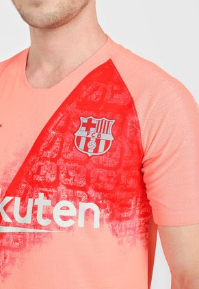 Camiseta Rosa-Rojo Nike FC Barcelona Vapor Match Third