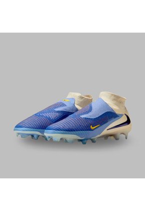 Guayos Nike Hombre Phantom 6 High Elite FG - Blanco/Azul