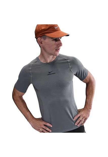 Camiseta Nike M Np Df Npt Ss Top Hombre-Gris
