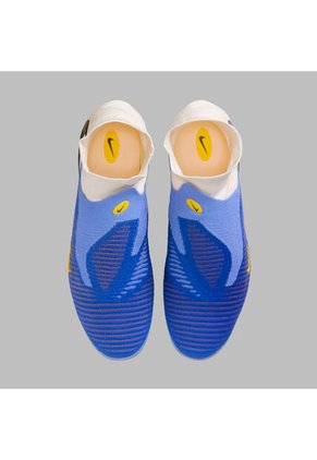 Guayos Nike Hombre Phantom 6 High Elite FG - Blanco/Azul