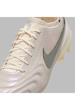 Guayos Nike Hombre Tiempo Legend 10 Elite LUXE FG - Blanco