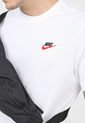 Camiseta Blanco-Rojo-Negro Nike Sportswear Club de Nike