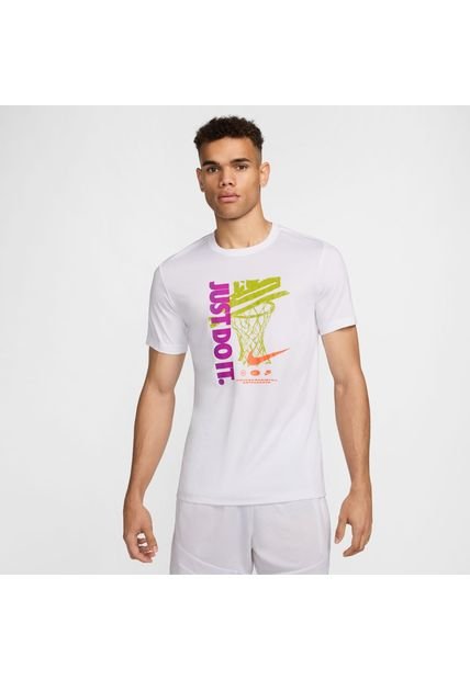 Camiseta Hombre Nike Dri Fit Blanco