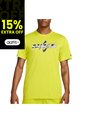 Camiseta Nike M Df Tee Rlgd Gfx-Verde de Nike