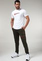 Pantalón Sudadera Verde Oliva-Rojo-Blanco Nike Dri-Fit de Nike