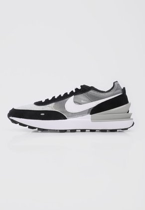 Tenis Lifestyle Negro-Blanco-Gris Nike Waffle One