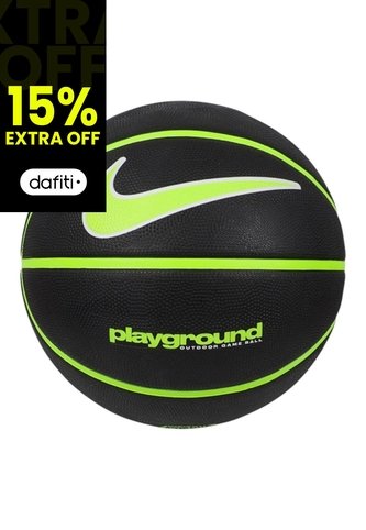 Balon De Basquetbol Nike  Everyday Playground 8P-Negro/Verde Nike