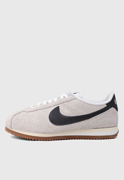 Tenis Lifestyle Beige-Negro NIKE Cortez Vintage Suede