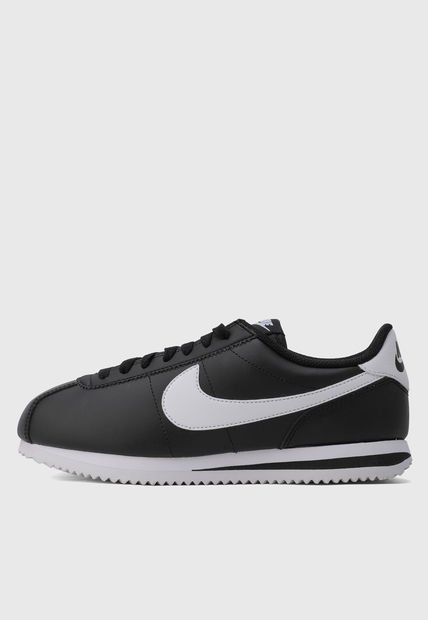 Tenis Lifestyle Negro-Blanco NIKE Cortez