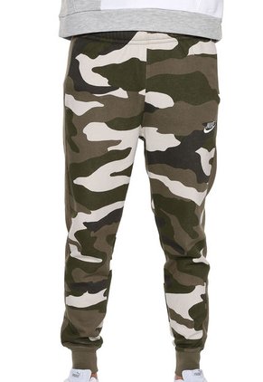 Pantalón Verde Oliva-Beige Nike M Nsw Club Jggr Bb Camo Medium