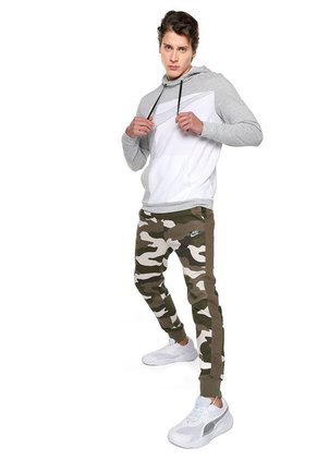 Pantalón Verde Oliva-Beige Nike M Nsw Club Jggr Bb Camo Medium